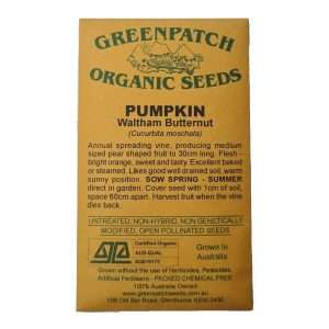 GreenPatch Organic Seeds Pumpkin Waltham