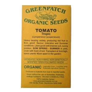 GreenPatch Organic Seeds Tomato Tropic