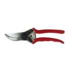 Ryset Large Bypass Secateurs with red handles and hardened steel blades. - Quality Garden Supplies