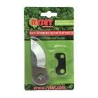 ryset-replacement-large-blade-qualitygardensupplies-02 - Quality Garden Supplies Ryset Australia replacement secateur parts packaging with a curved blade and a black mounting piece in a green blister pack. - Quality Garden Supplies