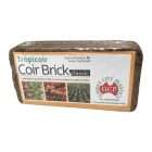 ryset-tropicoir-coir-block-qualitygardensupplies-01 - Quality Garden Supplies Coir Brick classic gardening growing medium brick labeled Garden City Plastics, ~9L when hydrated. - Quality Garden Supplies